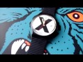 Swatch X Rated watch keeping time 