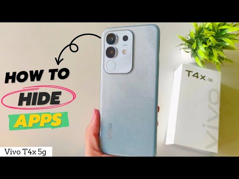 How to Hide App in Vivo T4x 5g[English] |Vivo T4x 5g Apps Hide settings