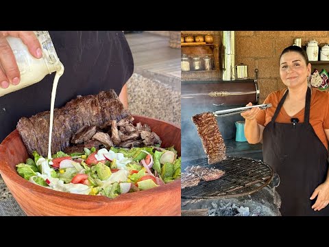 Fresca y Ligera Ensalada de Carne Asada - La Herencia de las Viudas