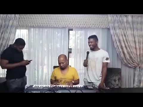 Karabo Mogane and his brothers in song