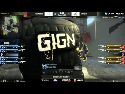 Conquest vs Liquid   Game 2   CEVO MLG Proleague Season 8 Finals