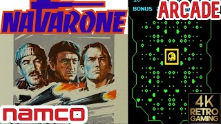 Navarone Arcade ( Namco 1980 ) 4k Gameplay