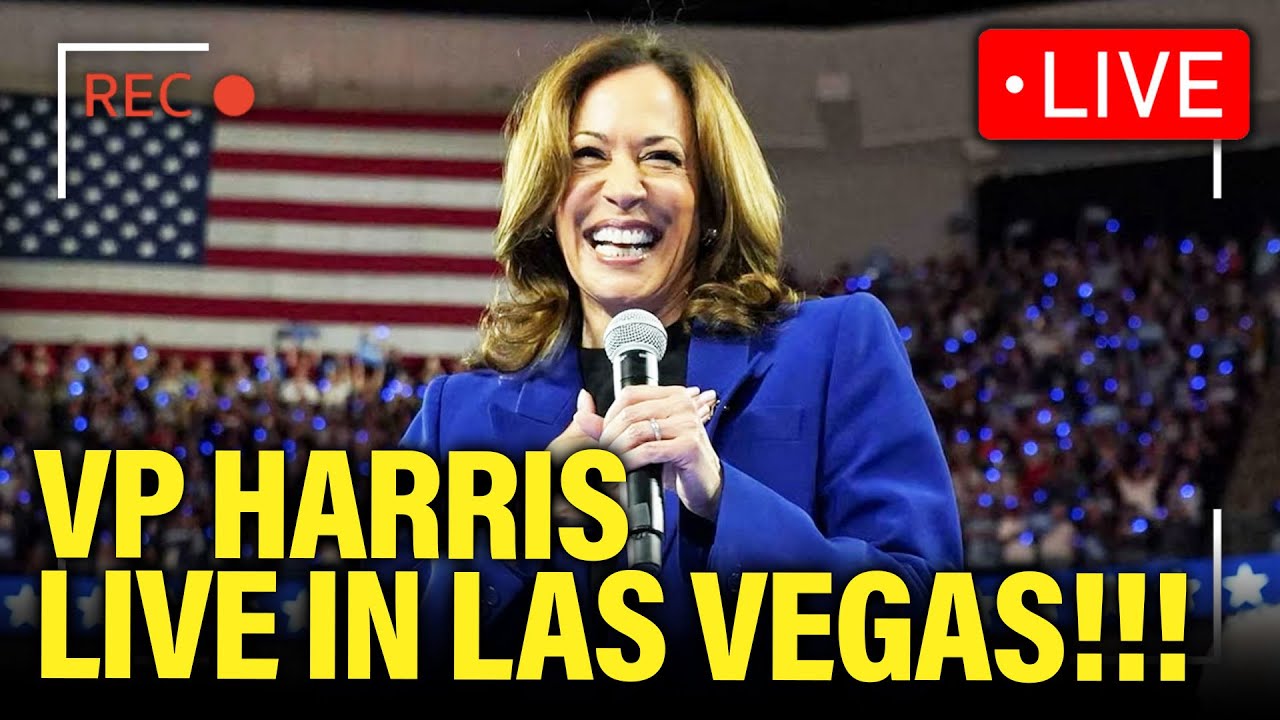 LIVE: VP Harris HOLDS HUGE Rally in LAS VEGAS
