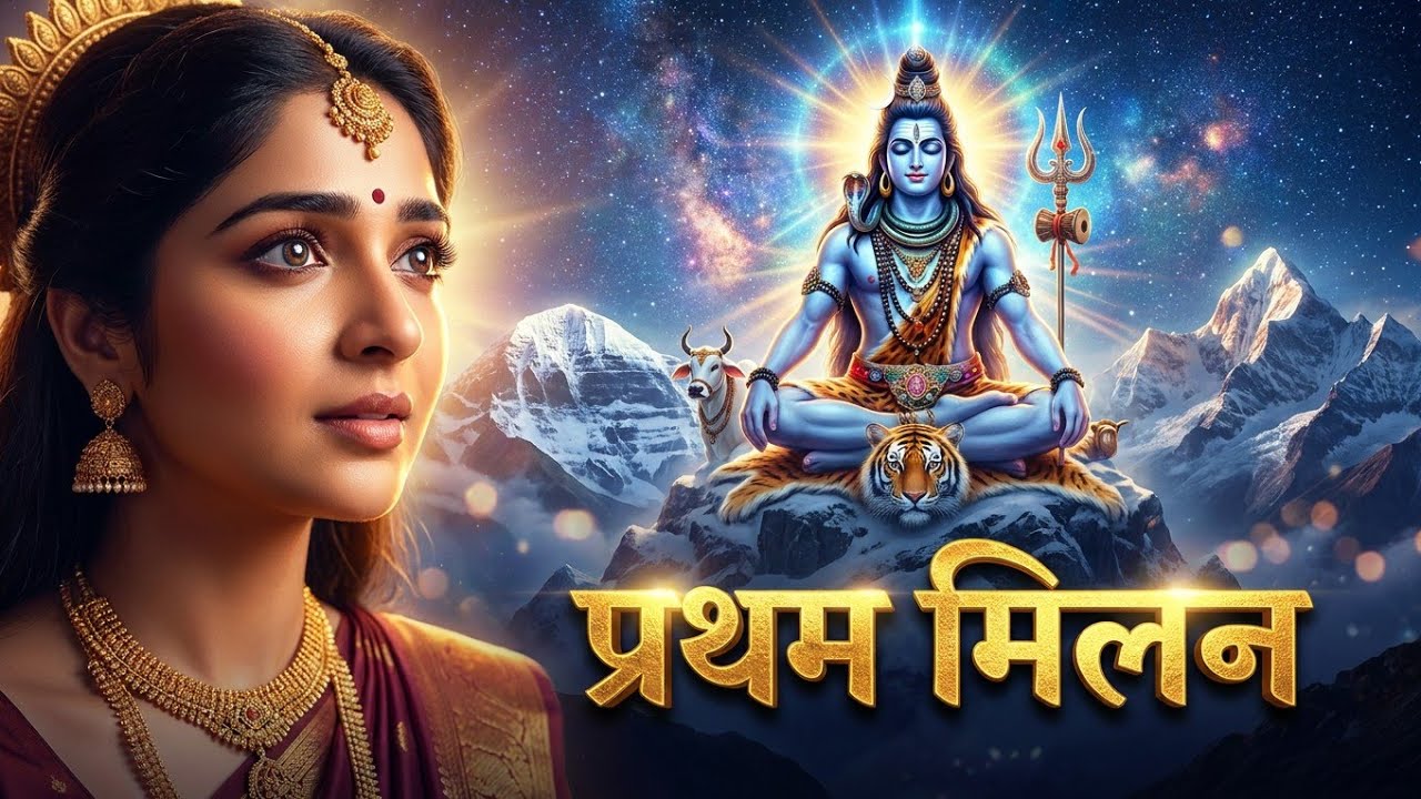 शिव सती की अमर प्रेम कहानी ❤️ शिव और सती का प्रथम मिलन कैसे हुआ? #Shiva  #trending #viralvideo