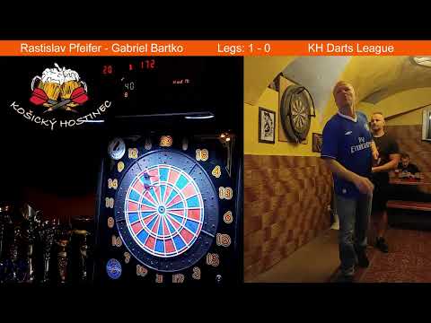 Rastislav Pfeifer - Gabriel Bartko (KH Darts League)