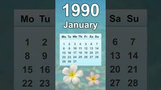 Download lagu January 1990 Calendar mp3