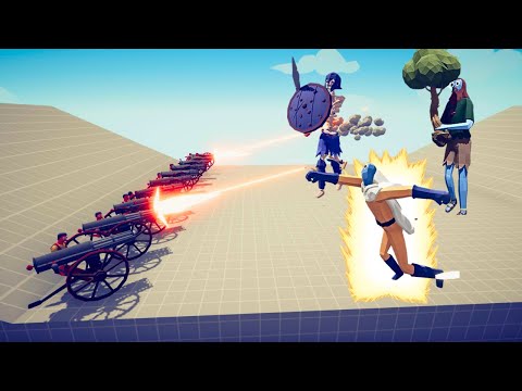 10x GATLING GUN  vs SECRET and BOSS UNIT | TABS - Totally Accurate Battle Simulator