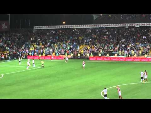 "Saprissa Campeon 2014 - Campeon hay uno solo - Final 10/05/2014 vs La Liga" Barra: Ultra Morada &bull; Club: Saprissa