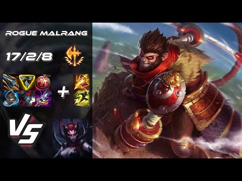 Rogue Malrang JUNGLE Wukong vs Elise - EU Grandmaster Patch 25.S2.1