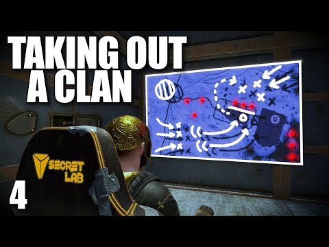 TAKING OUT A CLAN AT LAUNCH SITE ONE BY ONE | Solo Rust