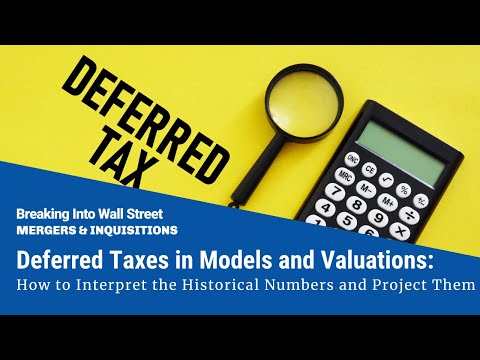 Deferred Taxes in Models and Valuations: Interpretation and Projections