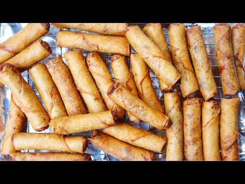 Pork EGG ROLLS (Kab Yaub)!