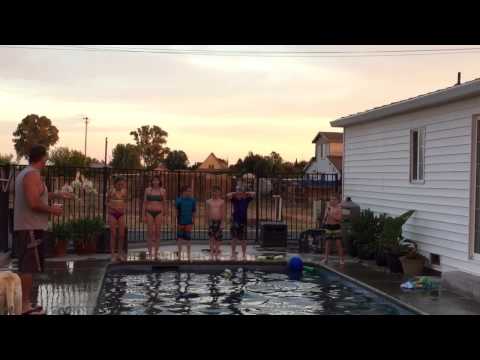 Cannonball! Swimming