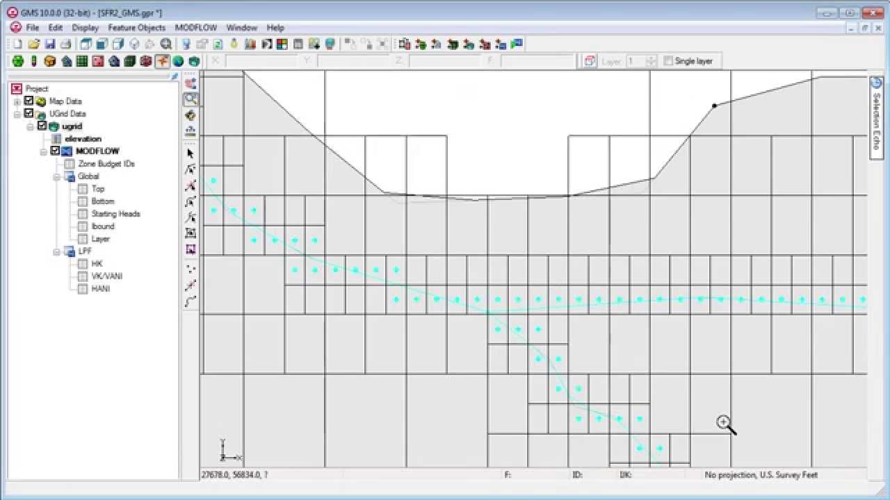GMS: Converting a MODFLOW model to MODFLOW-USG