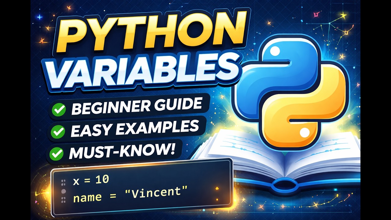 1.1 Learn python variables in 3 minutes