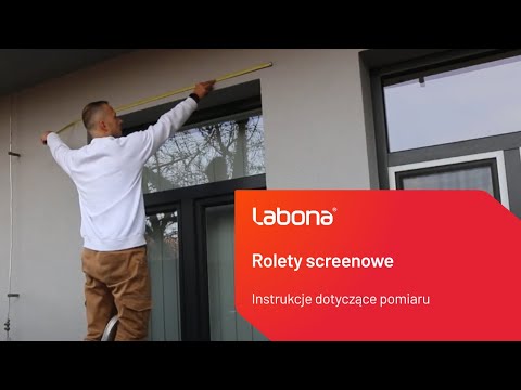 Instrukcja pomiaru - rolety screenowe