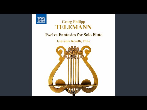 12 Fantasias for Flute: No. 2 in A Minor, TWV 40:3