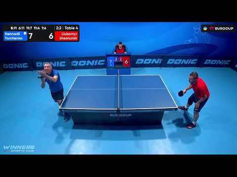 11:35 Hennadii Yurchenko - Liubomyr Sheshurak 21.07.2023 TT Euro.Cup Ukraine Star. TABLE 4