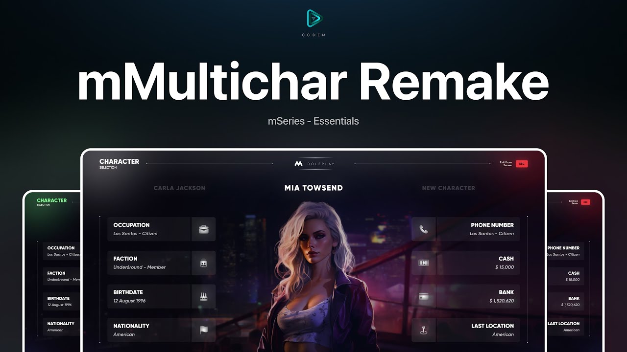 CodeM mMultichar Remake (Advance Multicharacter System) thumbnail 10