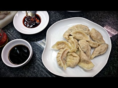 ¿Cómo hacer dumplings de pollo y verdura? Empanadillas chinas