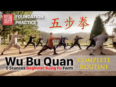 五步拳 · Wu Bu Quan (5 Stances Beginner Form / Complete Routine)