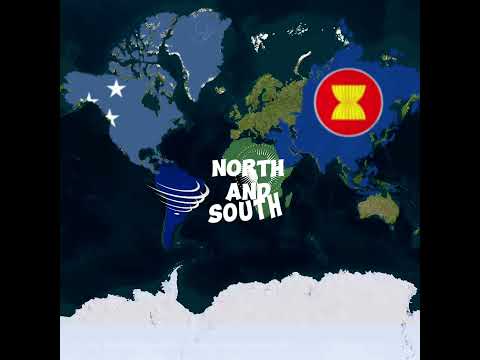 Los sietes continentes en ingl&eacute;s #europe #mapping #continents #geography #america #latam #asia