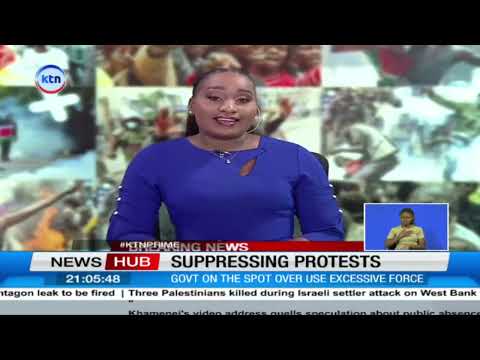 Government on the spot over use of excessive force to contain protesters