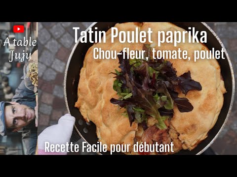 Savory Tatin with Chicken and Cauliflower