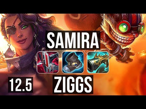 SAMIRA & Renata Glasc vs ZIGGS & Senna (ADC) | Penta, Legendary, 300+ games | NA Master | 12.5
