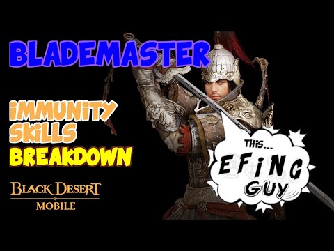 BDM Blademaster Immunity Skills Breakdown with FOREVER ROTATION