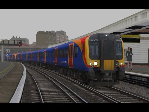 Class 450 SWT - 2F88 0732 Woking to London Waterloo - CAREER (PDL: London Waterloo To Portsmouth)