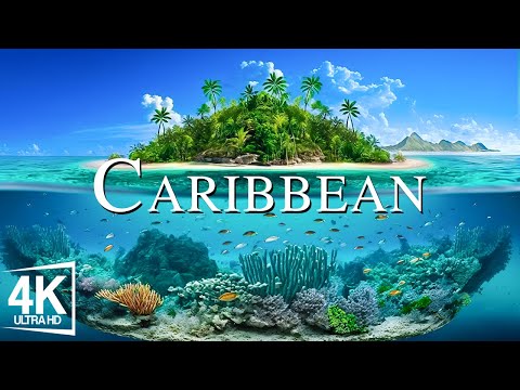 Karibik 4K - entspannende Musik mit wunderschöner natürlicher Landschaft (Video 4K Ultra HD)
