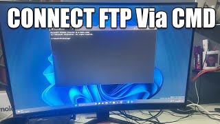 How To Connect and Login FTP Server using CMD on Windows 11
