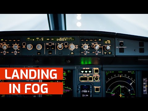 How do planes land in fog? (Low visibility procedures)