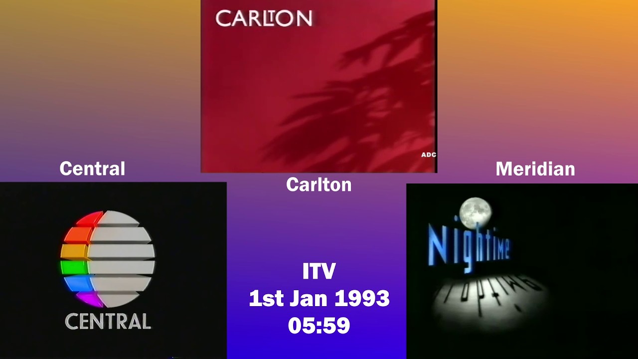 Multiscreen - Good morning to GMTV! - three ITV regions 06:00, 1st Jan 1993 