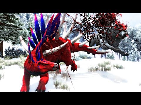 ARK Survival Evolved - MUTATED KENTRO BABY BREEDING, KENTROSAURUS TAMING & IMPALE ( Gameplay )