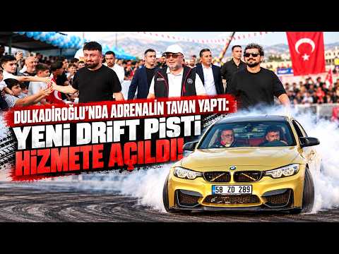Dulkadiroğlu’nda adrenalin tavan yaptı: Yeni drift pisti hizmete açıldı!