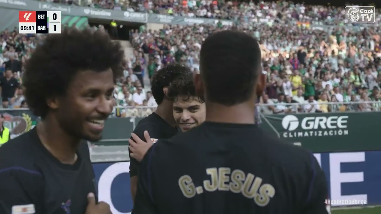 GOL DO BARCELONA! LAMINE YAMAL ABRE O PLACAR CONTRA O BÉTIS!