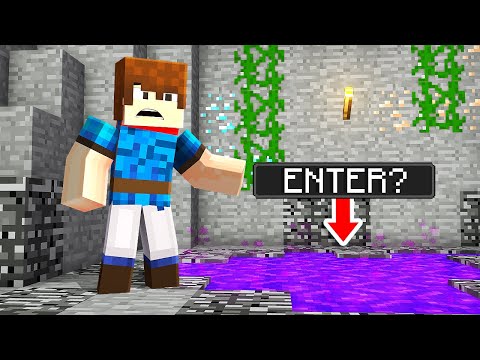 They Put A CURSED WORLD Under BEDROCK In Minecraft ... (Can We Survive The Secret Dimension!?)
