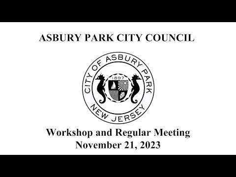 Asbury Park City Council Meeting - November 21, 2023