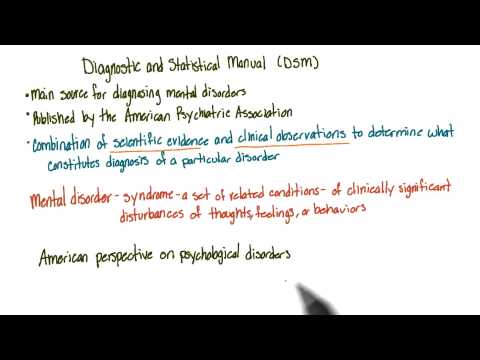 DSM-5 - Intro to Psychology