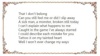Cold - Dont Belong Lyrics