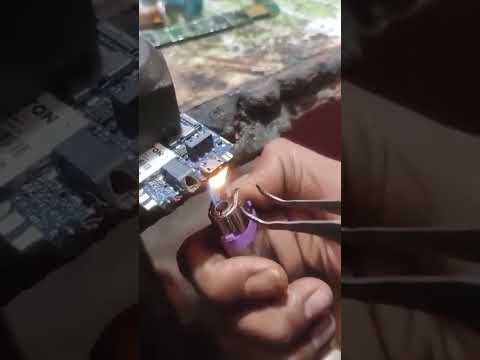 How to change charging port without soldering iron or hot gun. Mobile servicing hack #shorts#short