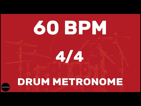 4/4 | Drum Metronome Loop | 60 BPM