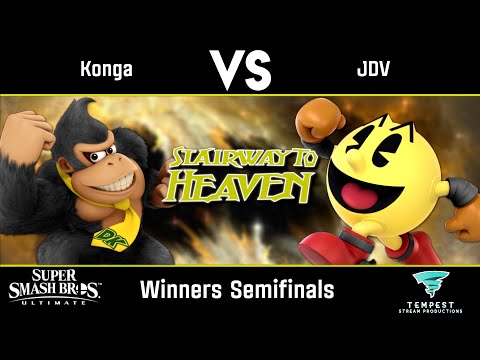 Konga (Donkey Kong) VS JDV (Pac-Man) - Winners Semifinals - Stairway to Heaven #24
