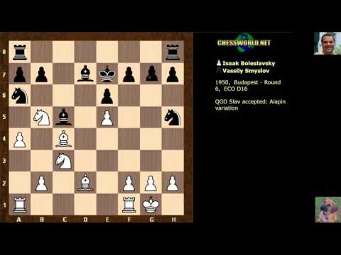 Evolution of Chess Style #171 : Isaac Boleslavsky vs Vasily Smyslov Budapest Candidates (1950)