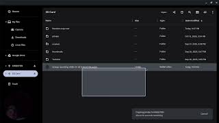 My first video on a thumbdrive.