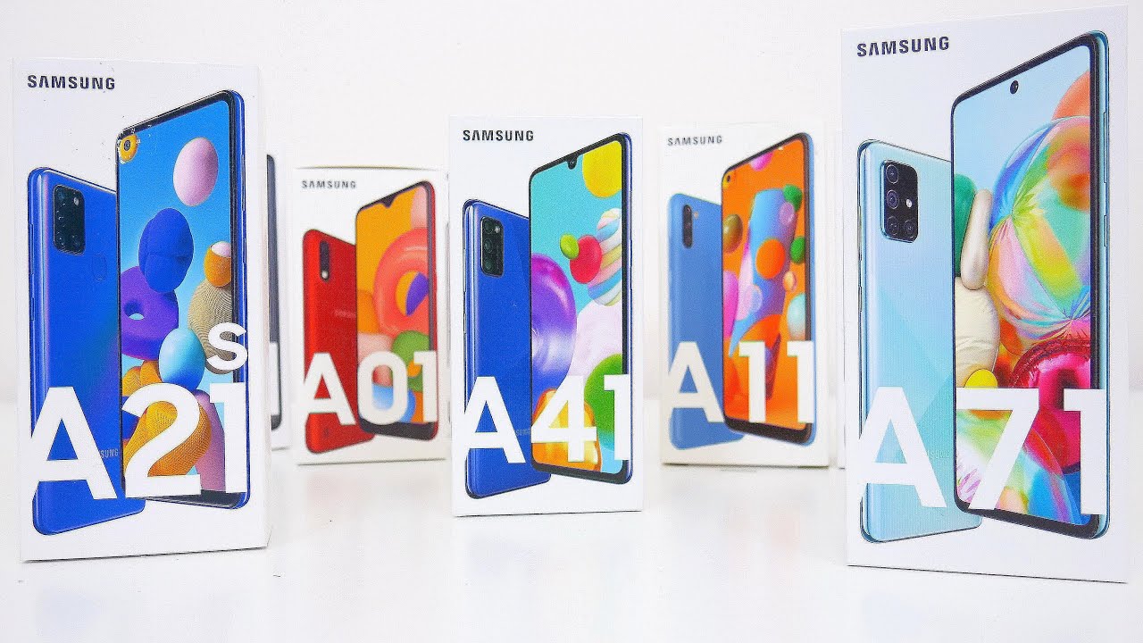 Every Samsung Galaxy A Series Phone Compared! The Ultimate Guide A01 A11 A21 A31 A41 A51 A71