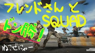 【PUBG  PS4 】おじおじの佐賀弁実況　フレンドさんとSQUAD