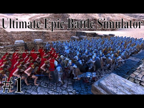UEBS #1 || 300 Medieval Knights vs 300 Spartans vs 500 Zombies and Orcs ||